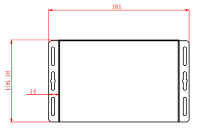图7 EG1200x顶部尺寸