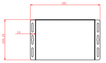 图9 EG1200x-E顶部尺寸